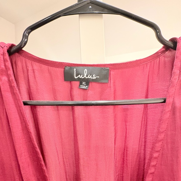 Lulus Satin Holiday Dress - Picture 3 of 5